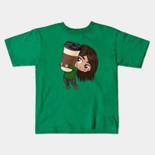 pumpkin spice girl Kids T-Shirt